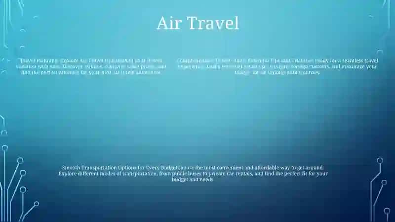 Travel And Transport 4