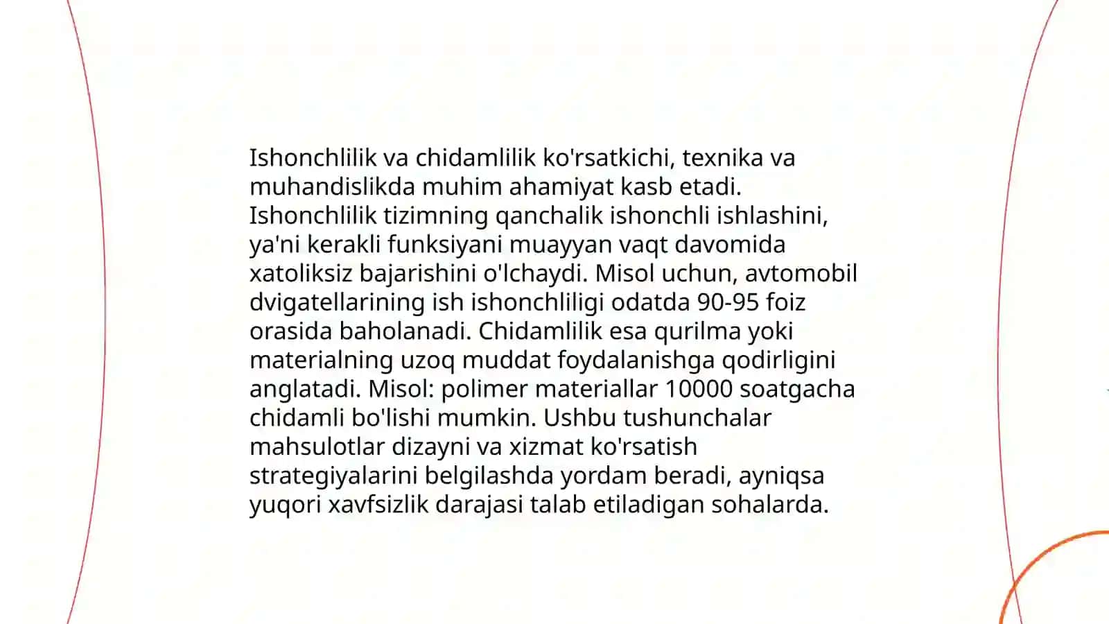 Relelarga bo'lgan talablar 4