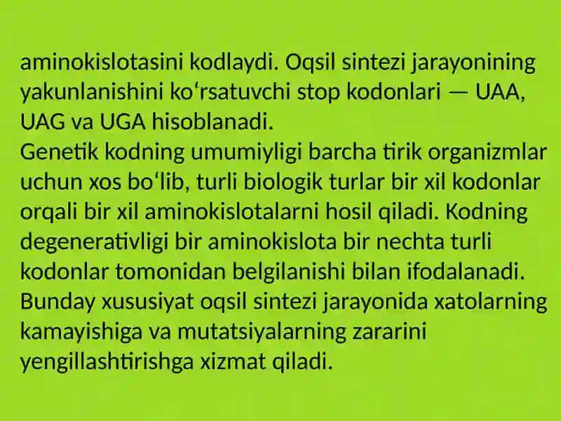 genetik kod 4