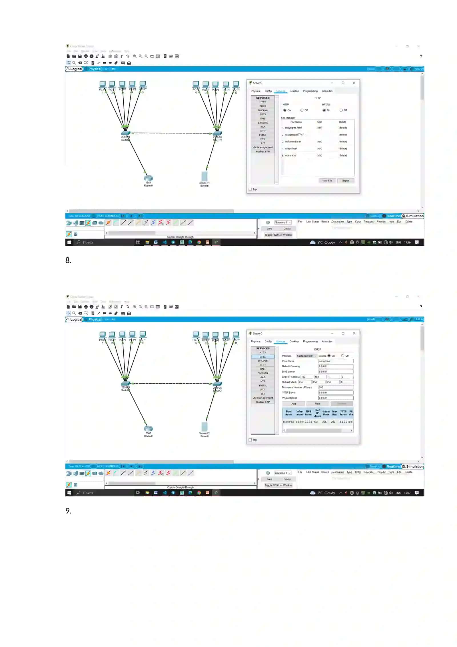 Mavzu: Cisco dasturida DNSP server yaratish 4