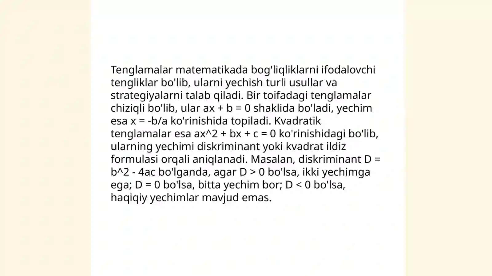 Algebra elementlari 4