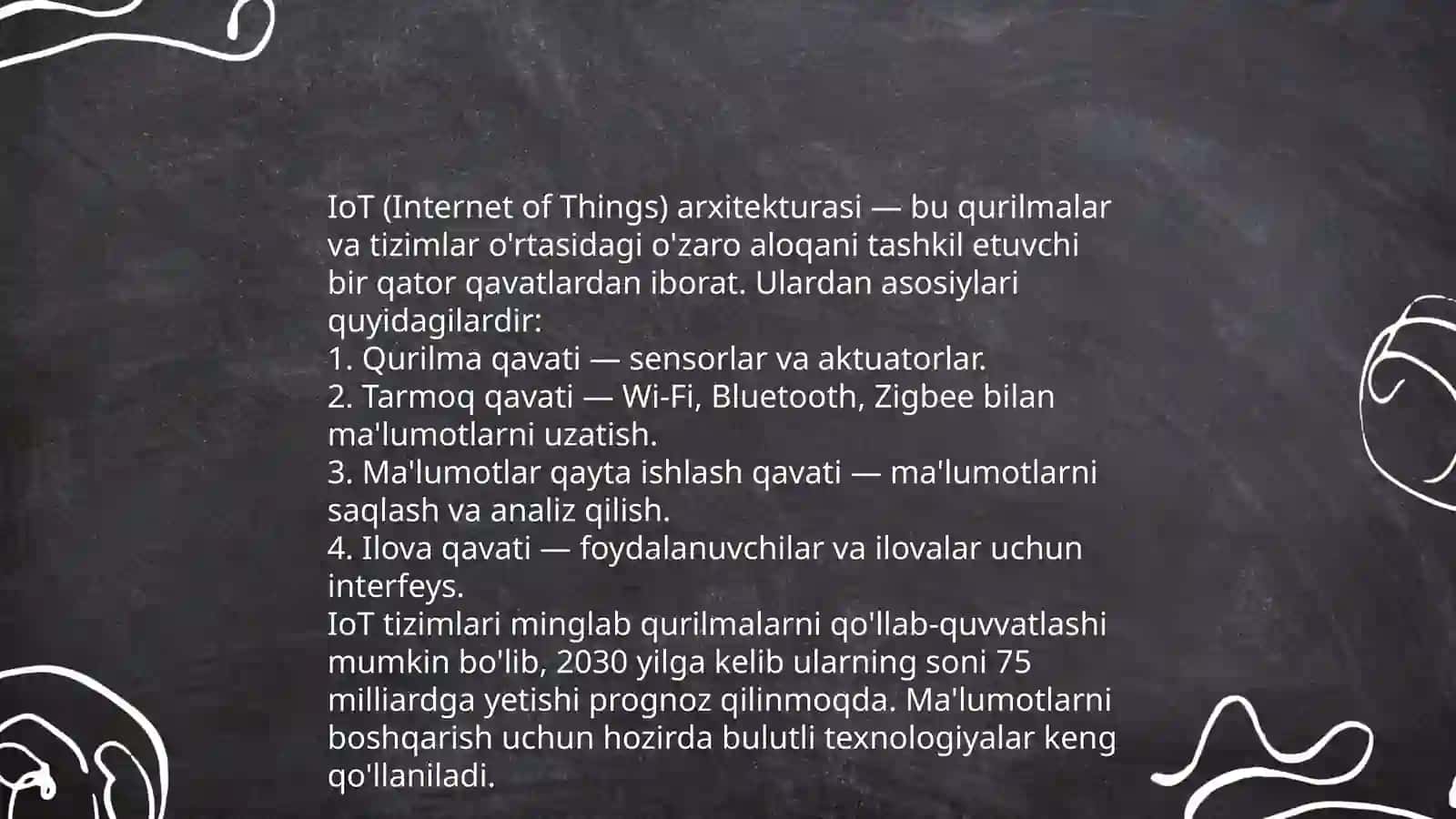 Buyumlar Internetning asosiy modellari 4