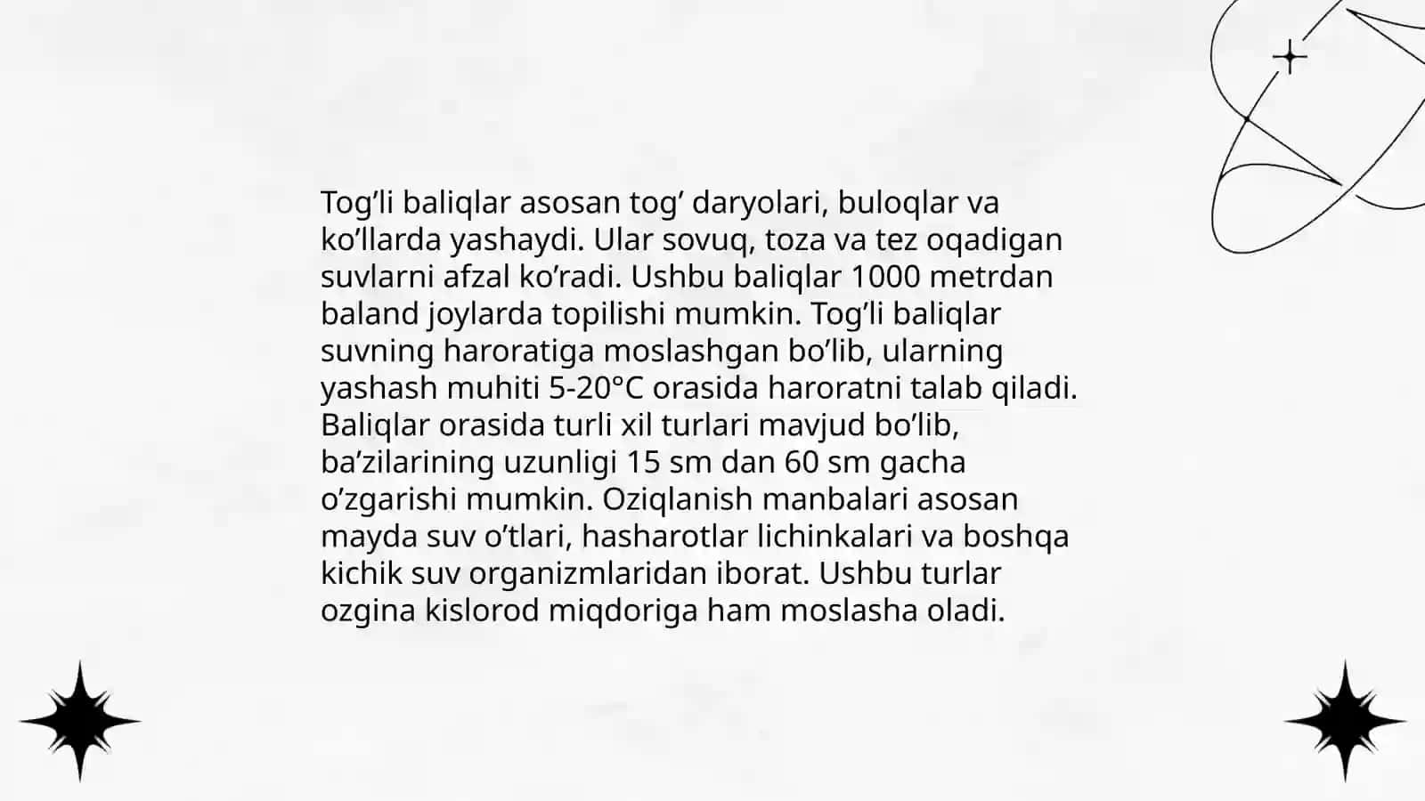 Tog’ayli va suyakli baliqlarning sistematikasi 4