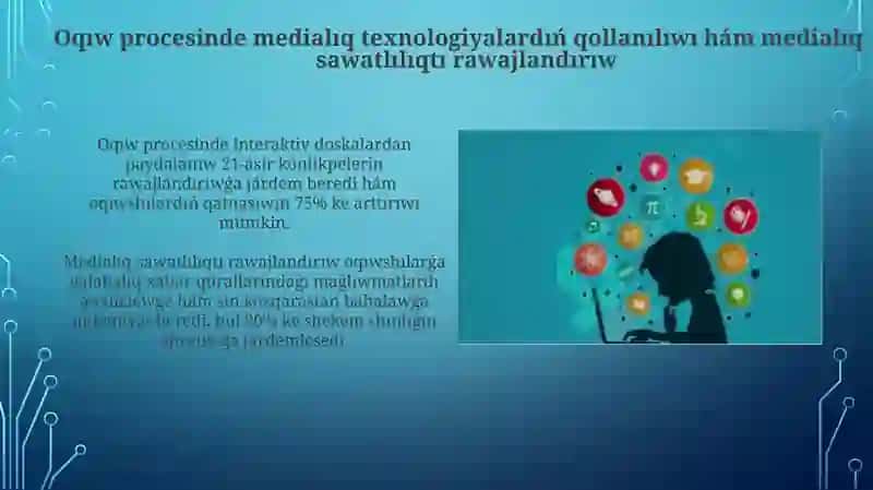 Media mádeniyatı hám innovaciyalıq pedagogika 4