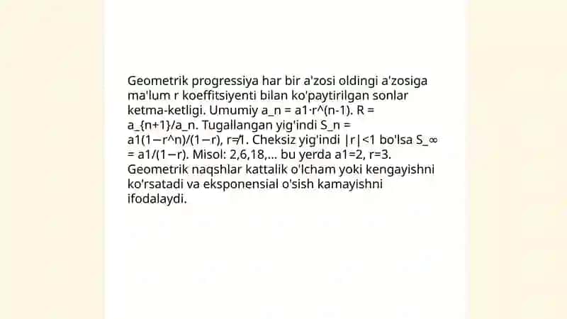 Matematik naqshlar 4