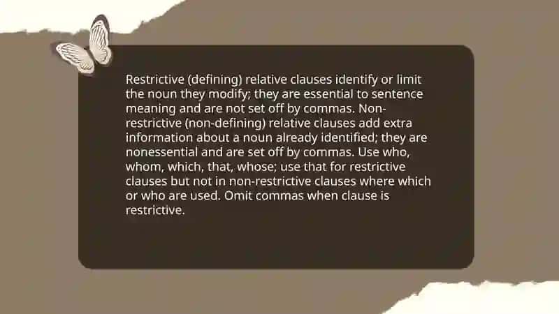 Relative clause 4