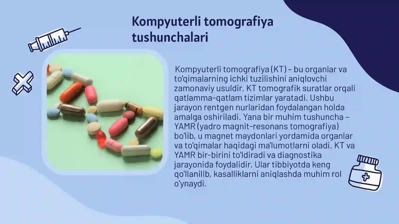 Kompyuterli tomografiya va YAMR 4