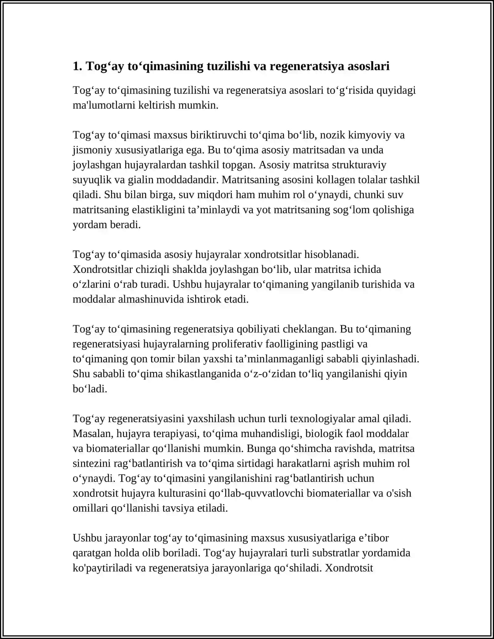 TOG'AY TO'QIMASINING REGENERATSIYASI VA TRANSPLANTATSIYASI 4