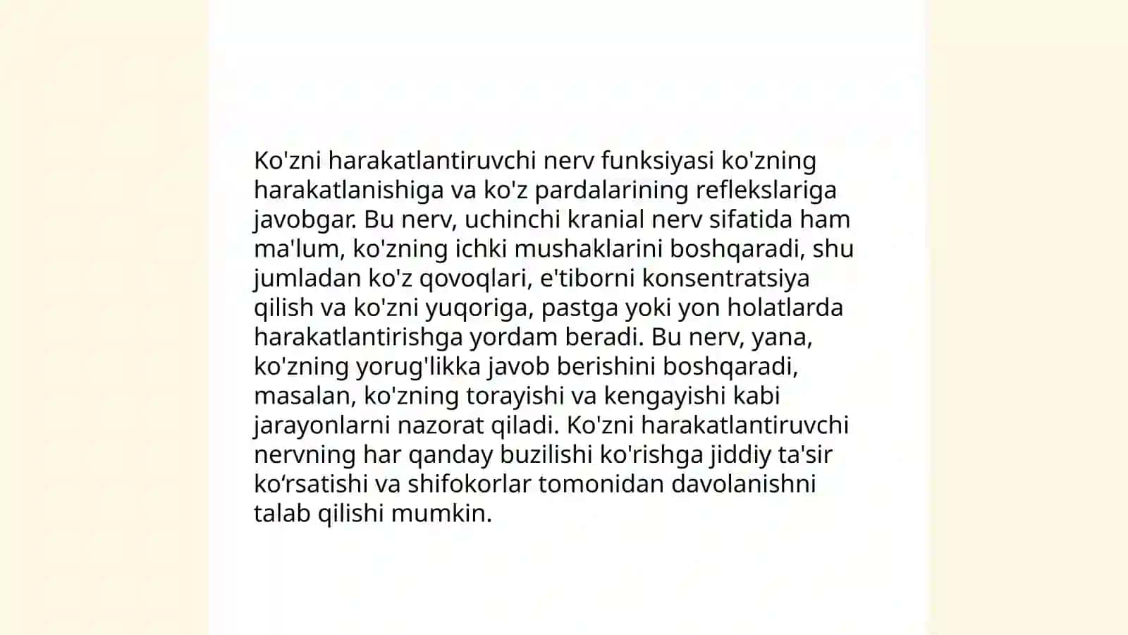 Ko'zni harakatlantiruvchi nerv anatomiyasi 4