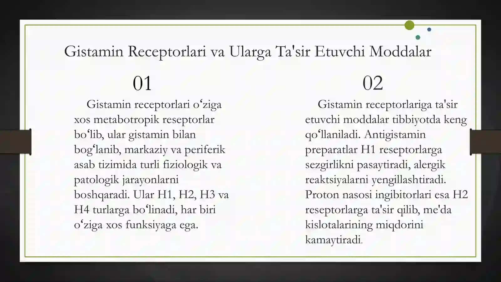 Antigistamin guruh preparatlarining klinik farmakologiyasi 4