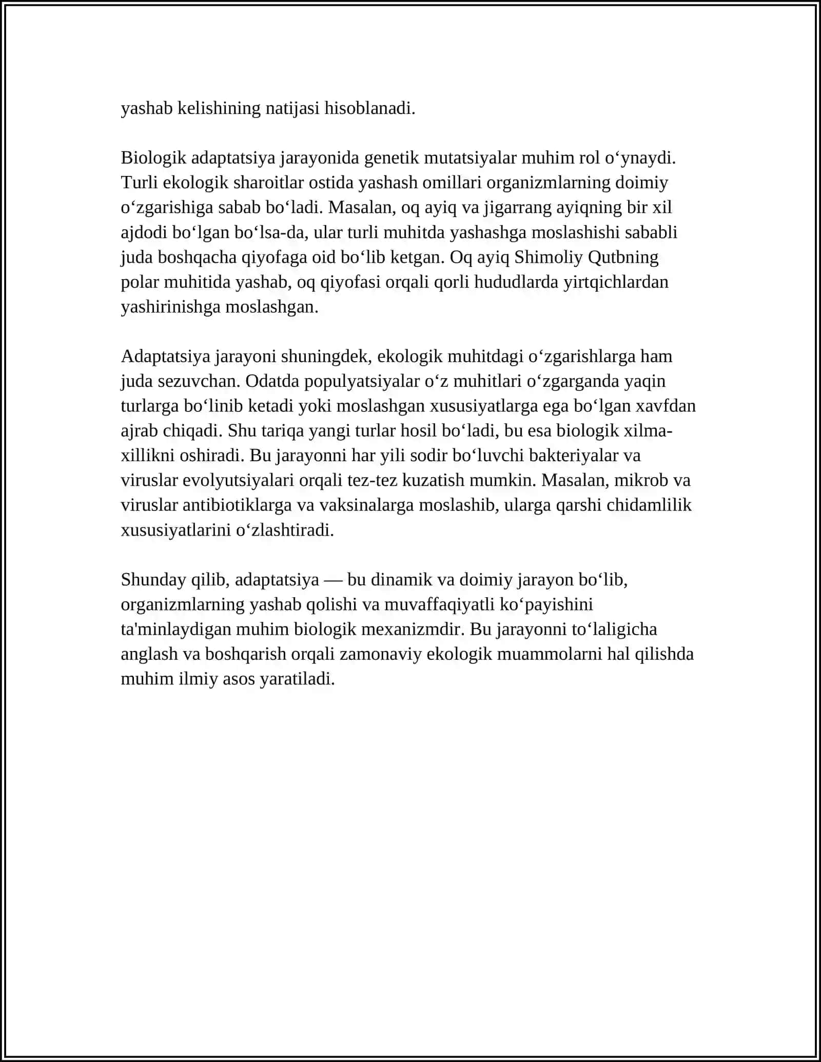 ADAPTATSIYANING PERIFERIK VA MARKAZIY MEXANIZMLARI 4
