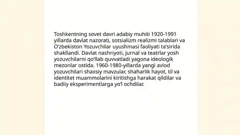 QOʻQON,TOSHKENT,XORAZM ADABIY MUHITI 4