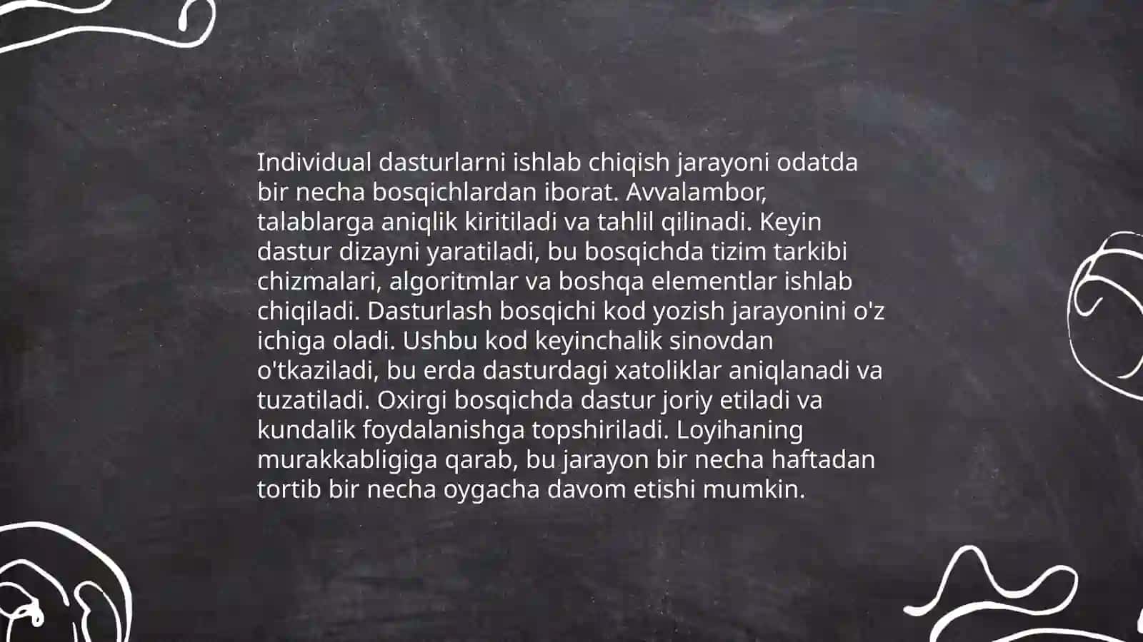 Individual dasturlar 4