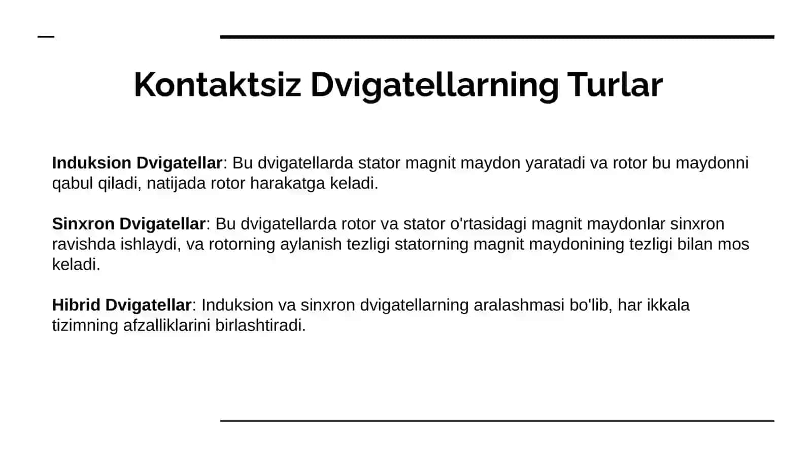 Kontaktsiz Dvigatellar 4