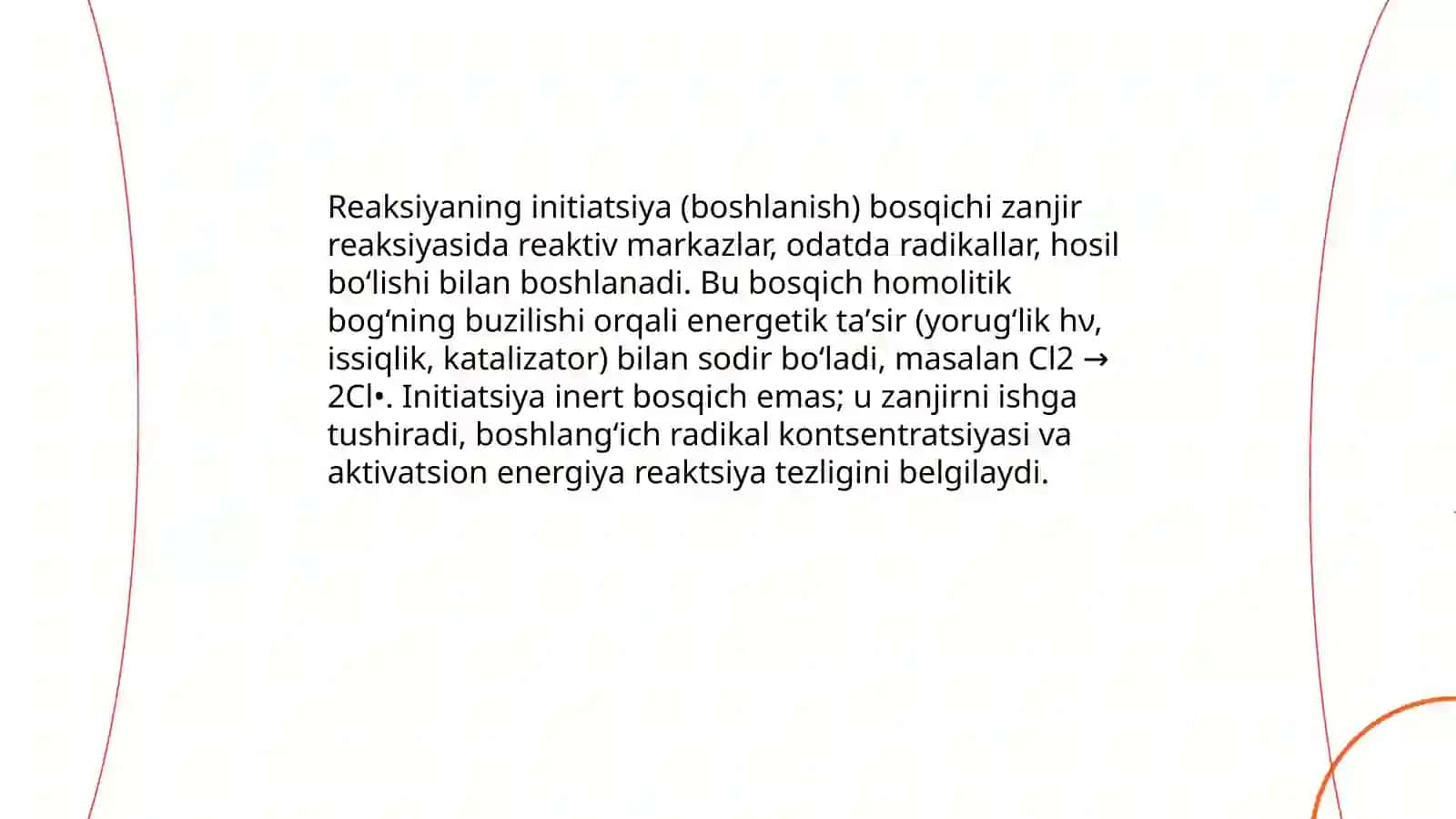 Zanjir reaksiyalar 4