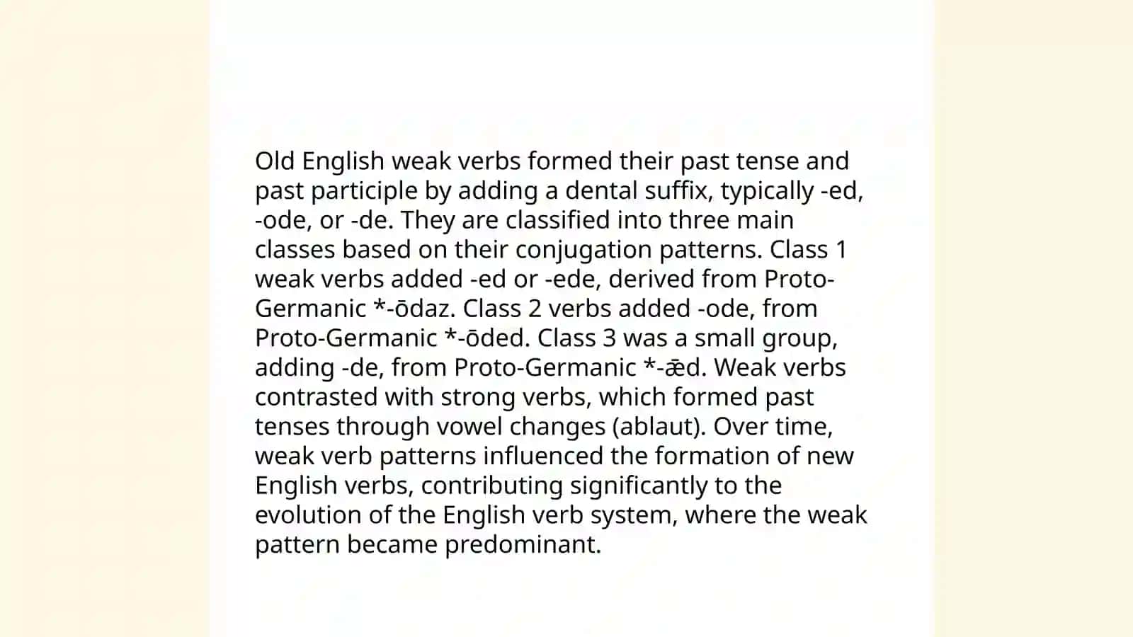 Verb conjugation, tense, and mood in Old and Middle English 4