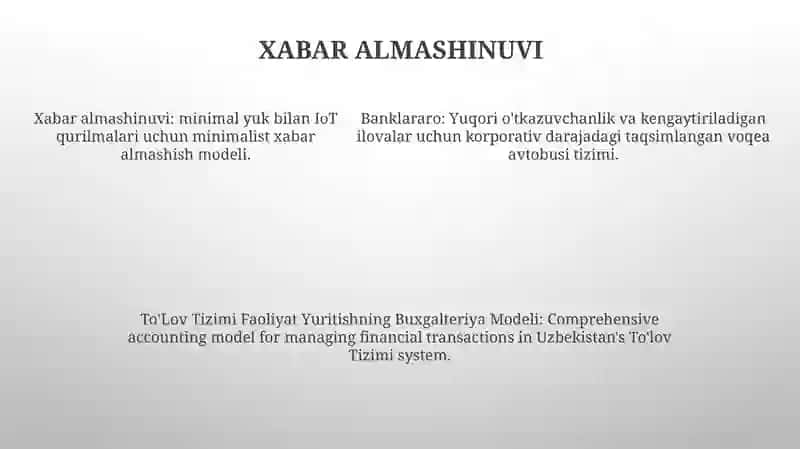 Faoliyat Yuritishning Buxgalteriya Modeli 4