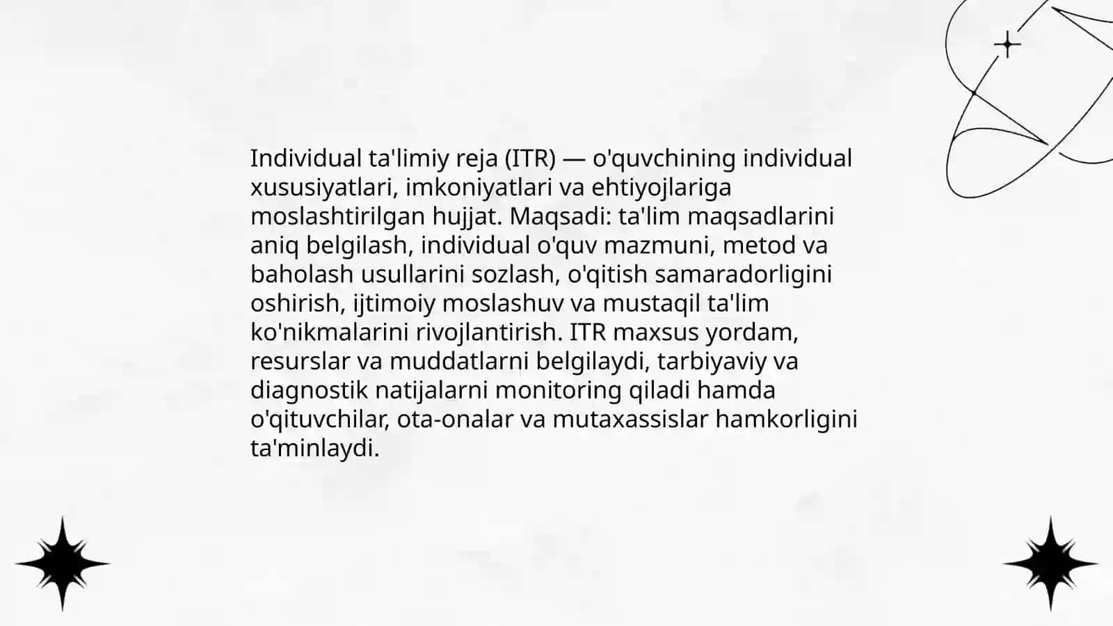 Talimning unversal dizayni va individual talimiy reja 4