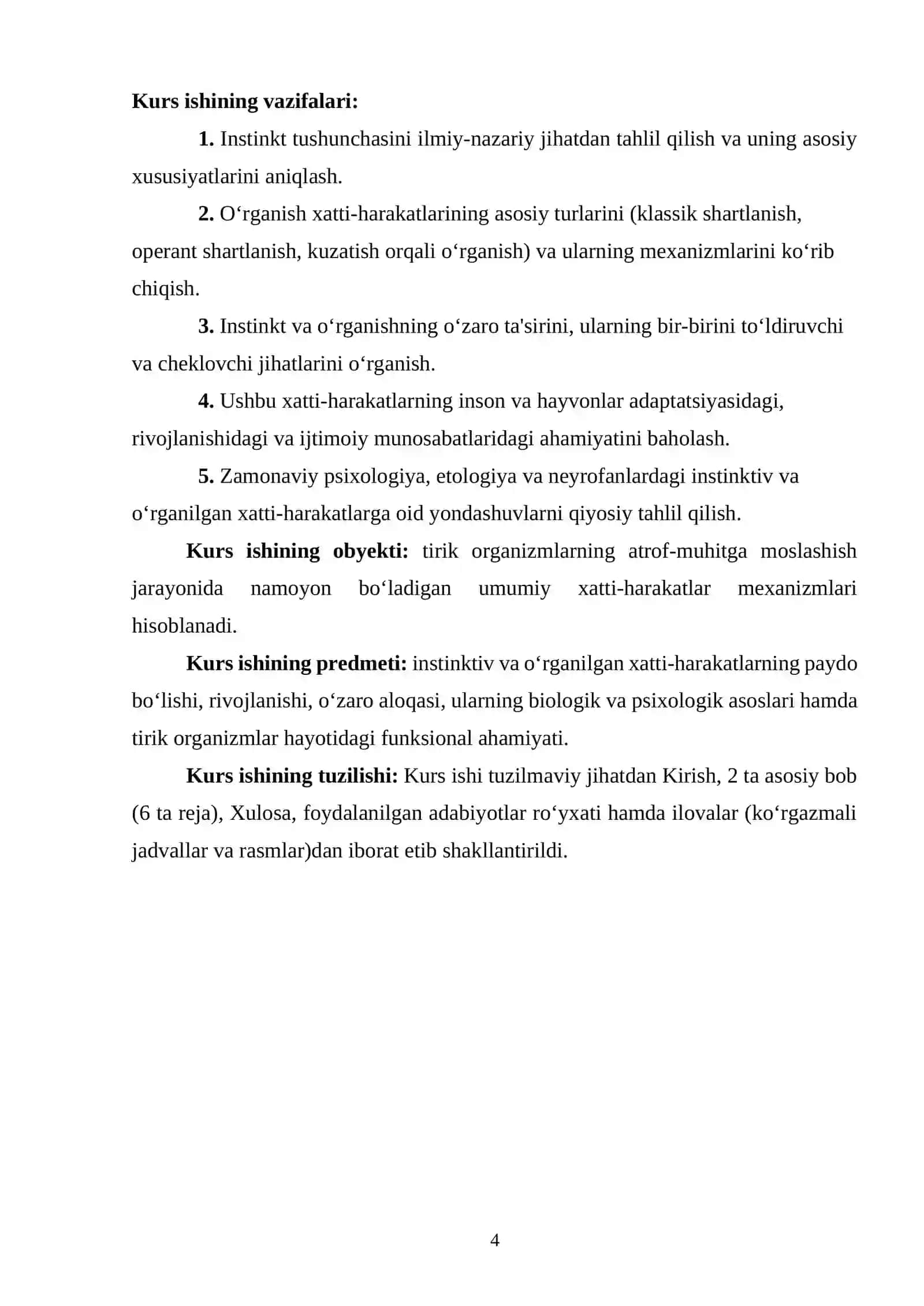 Instinkt va o‘rganish xatti-harakatlari 4