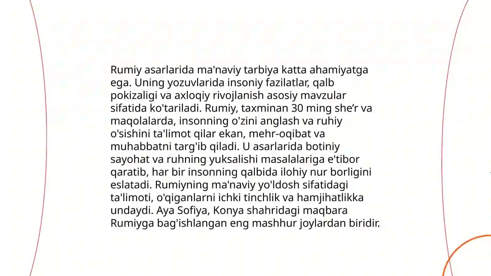 Rumiy asarlarida komil inson tarbiyasi 4