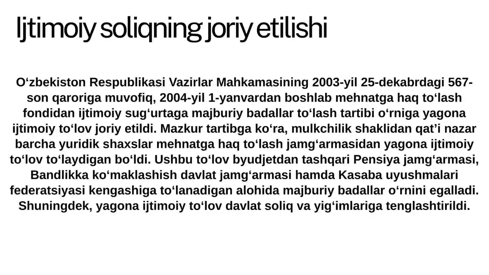 Ijtimoiy soliqning iqtisodiy mohiyati 4