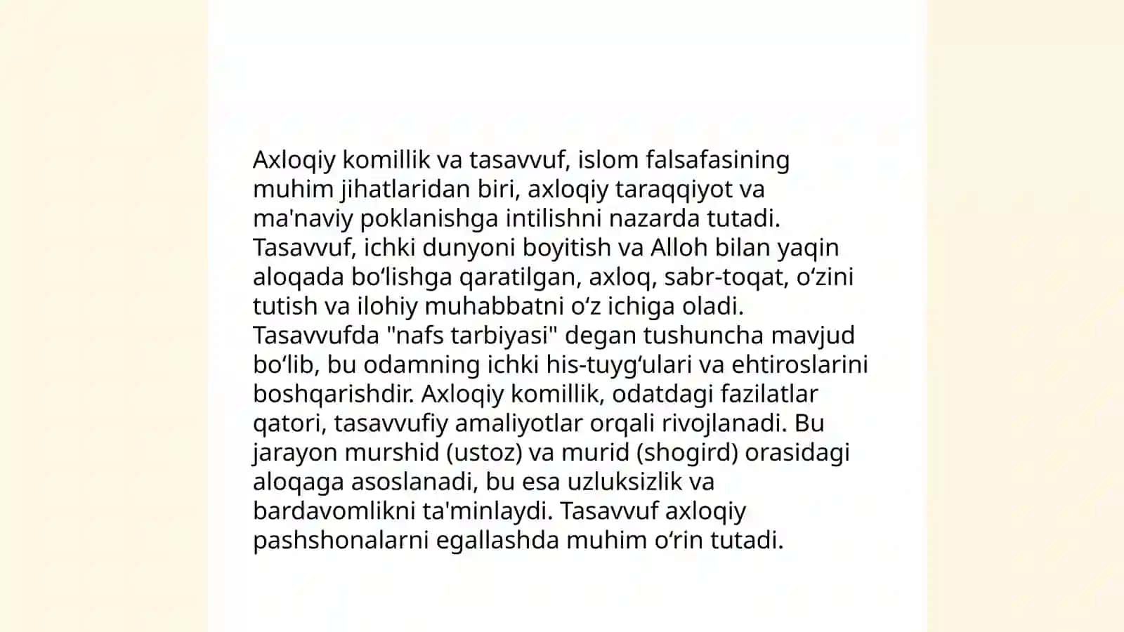 Tasavvufda komil inson axloqi 4