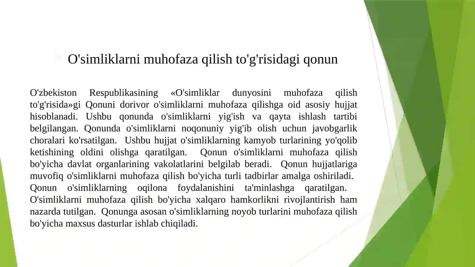 Dorivor o'simliklarni muhofaza qilish 4