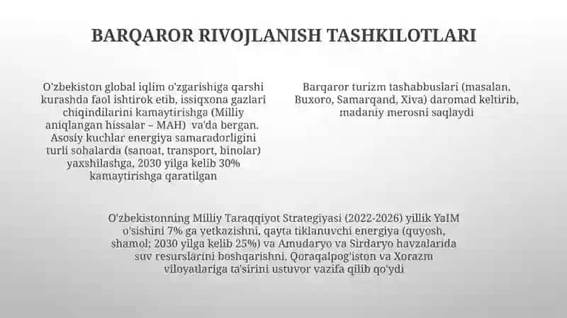 O'zbekiston iqtisodiy aloqalari 4