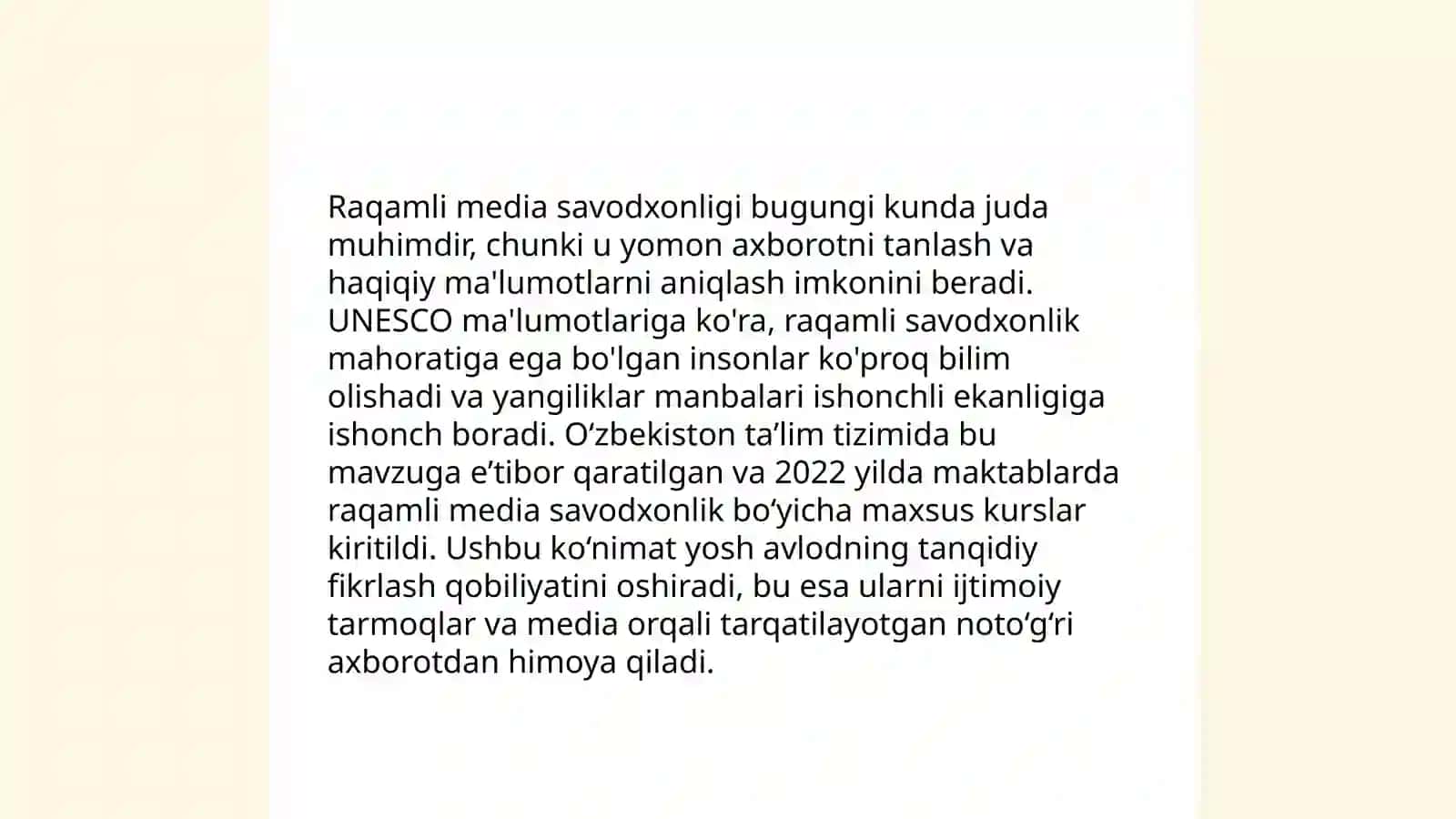 Media madaniyat va innovation pedagogika 4