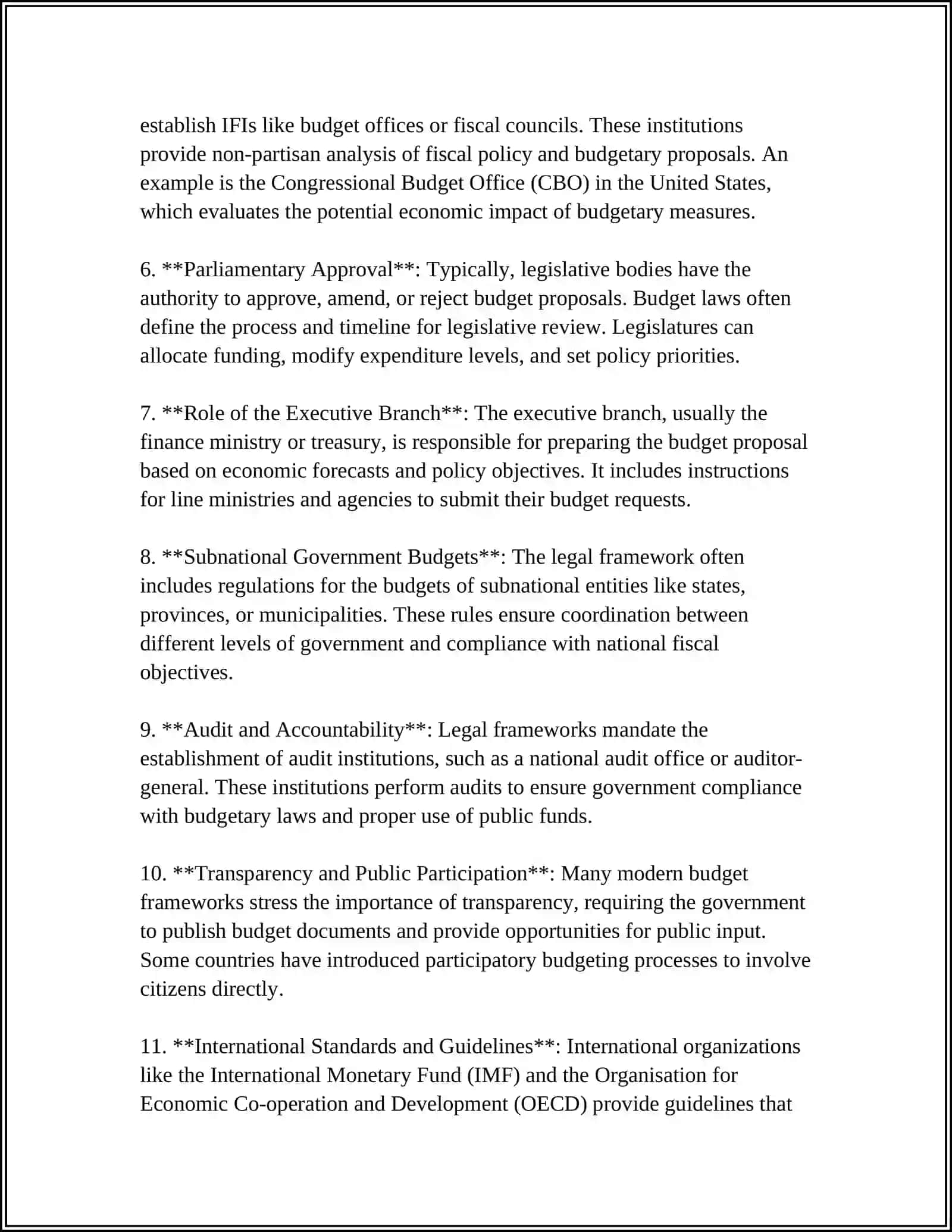 PROCEDURE FOR FORMING THE BUDGET OF THE REPUBLIC OF UZBEKISTAN 4