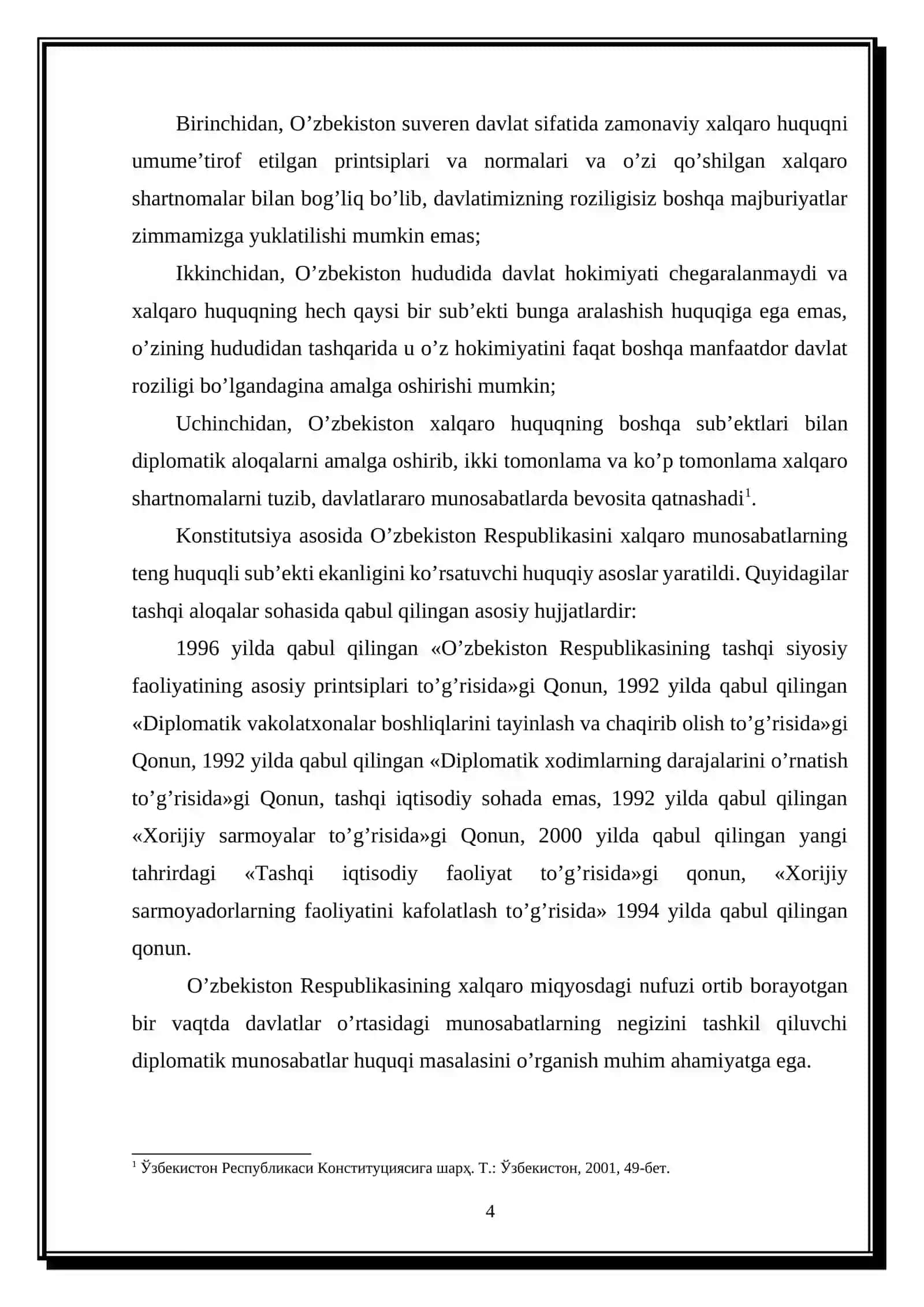 DIPLOMATIK HUQUQ ASOSLARI 4