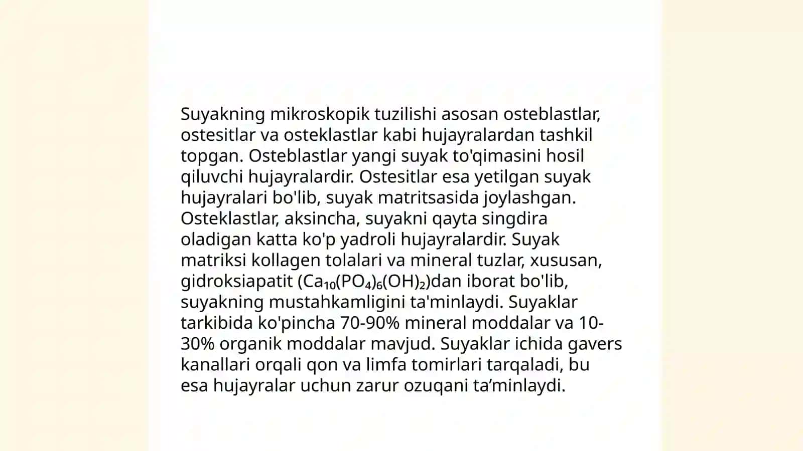 Suyaklar Harakatlanish organi 4
