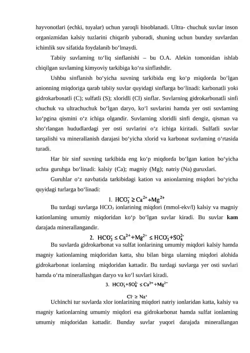 Gidrosfera kimyosi 4