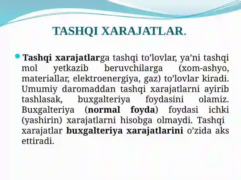 Ishlab chiqarish хarajatlari 4