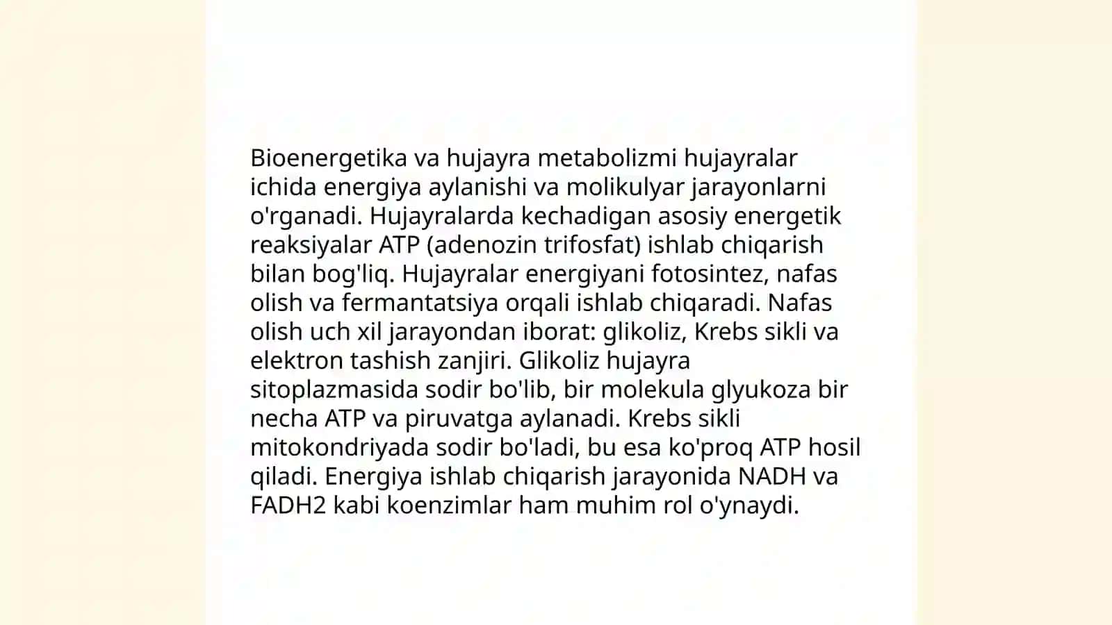 Bio energetika 4