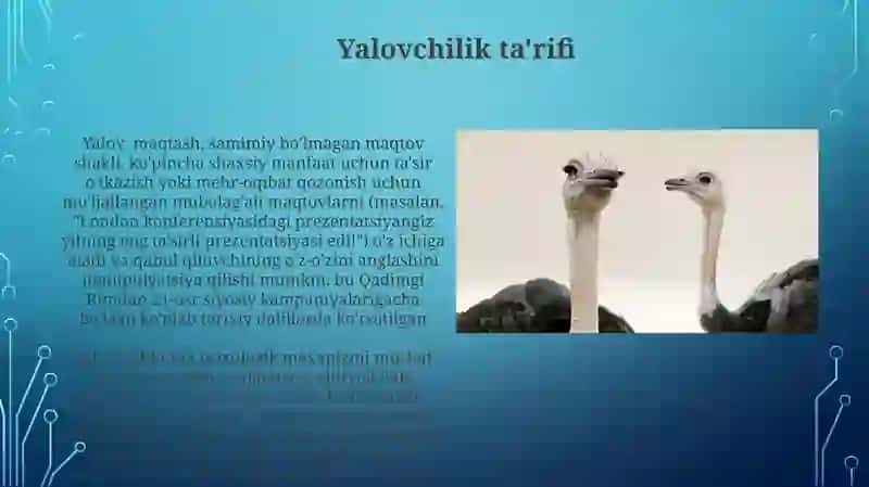 Yalovchilik ta'siri 4