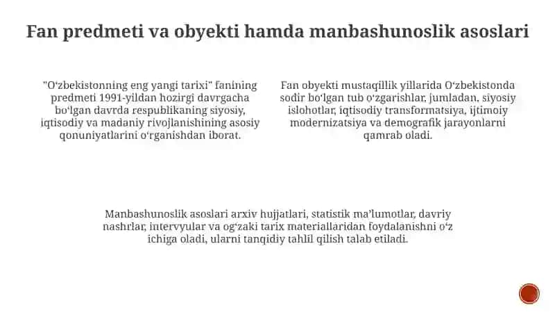 Oʻzbekistonning eng yangi tarixi 4
