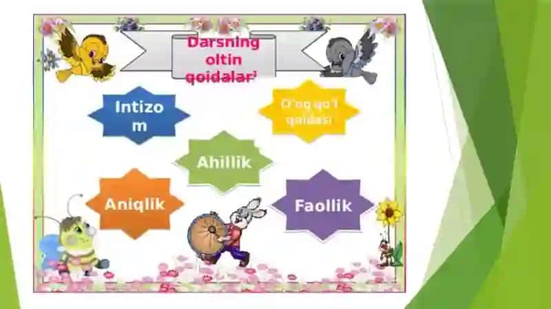Ona tilidan
tanlovlar rejasini ishlab chiqish 4