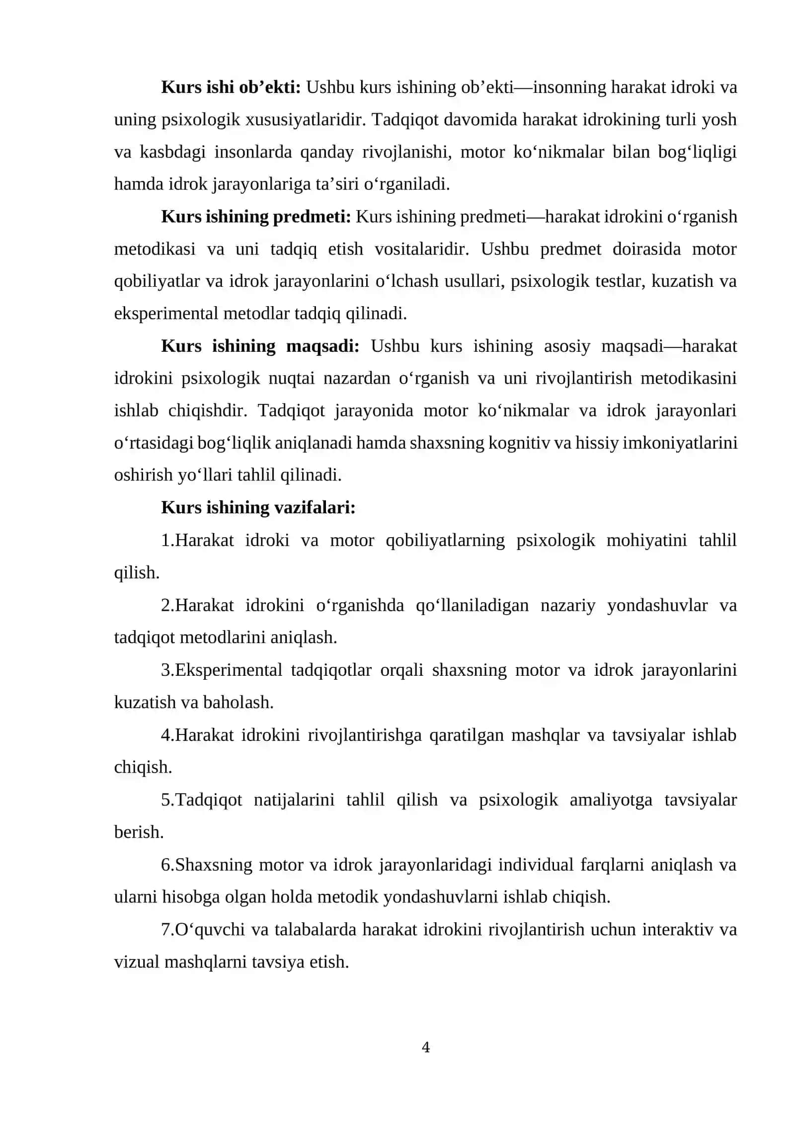 Harakat idrokini o’rganish metodikasi 4