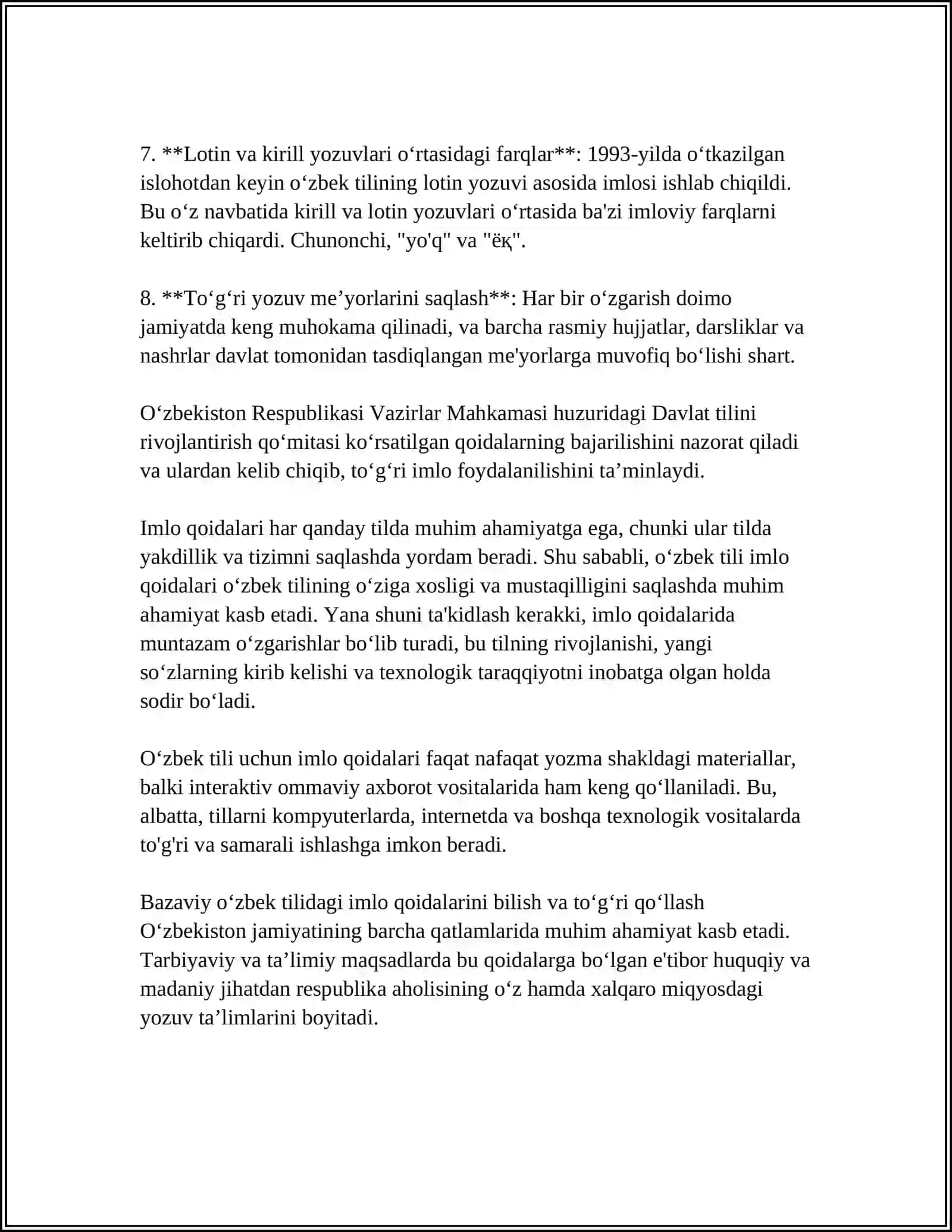 OʻZBEK TILI ORFOGRAFIYASI 4
