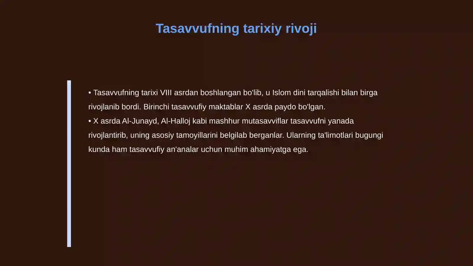 Tasavvuf tushunchasi va uning mohiyati 4
