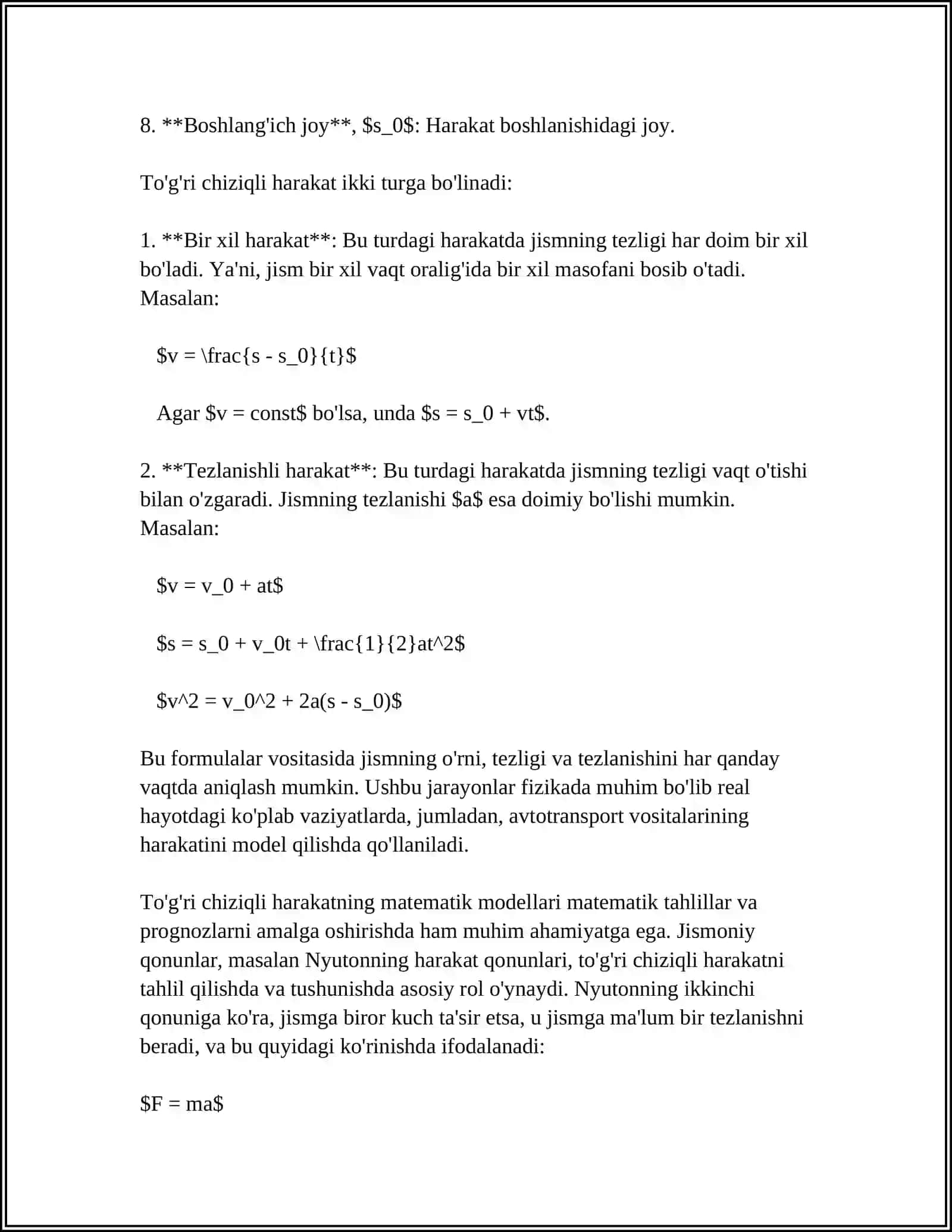 ILGARILANMA HARAKAT KINIMATIKASI 4