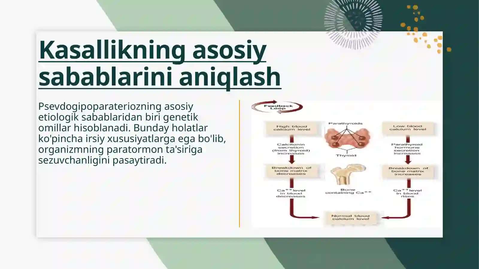 Psevdogipoparaterioz etiologiyasi, patogenezi, klinikasi, davolash usullari 4