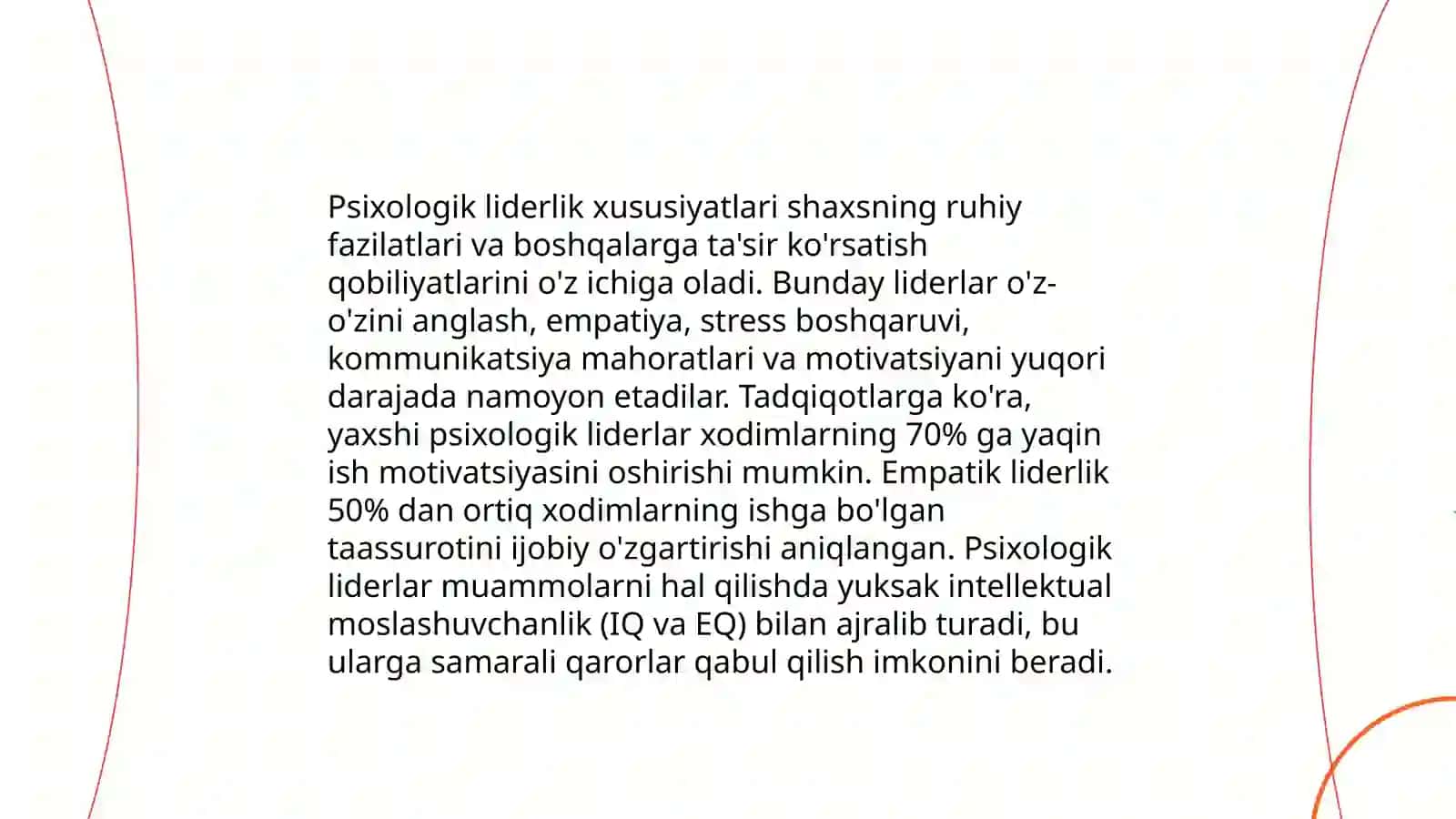 Boshqaruvning pedagogik - psixologik xususiyatlari 4