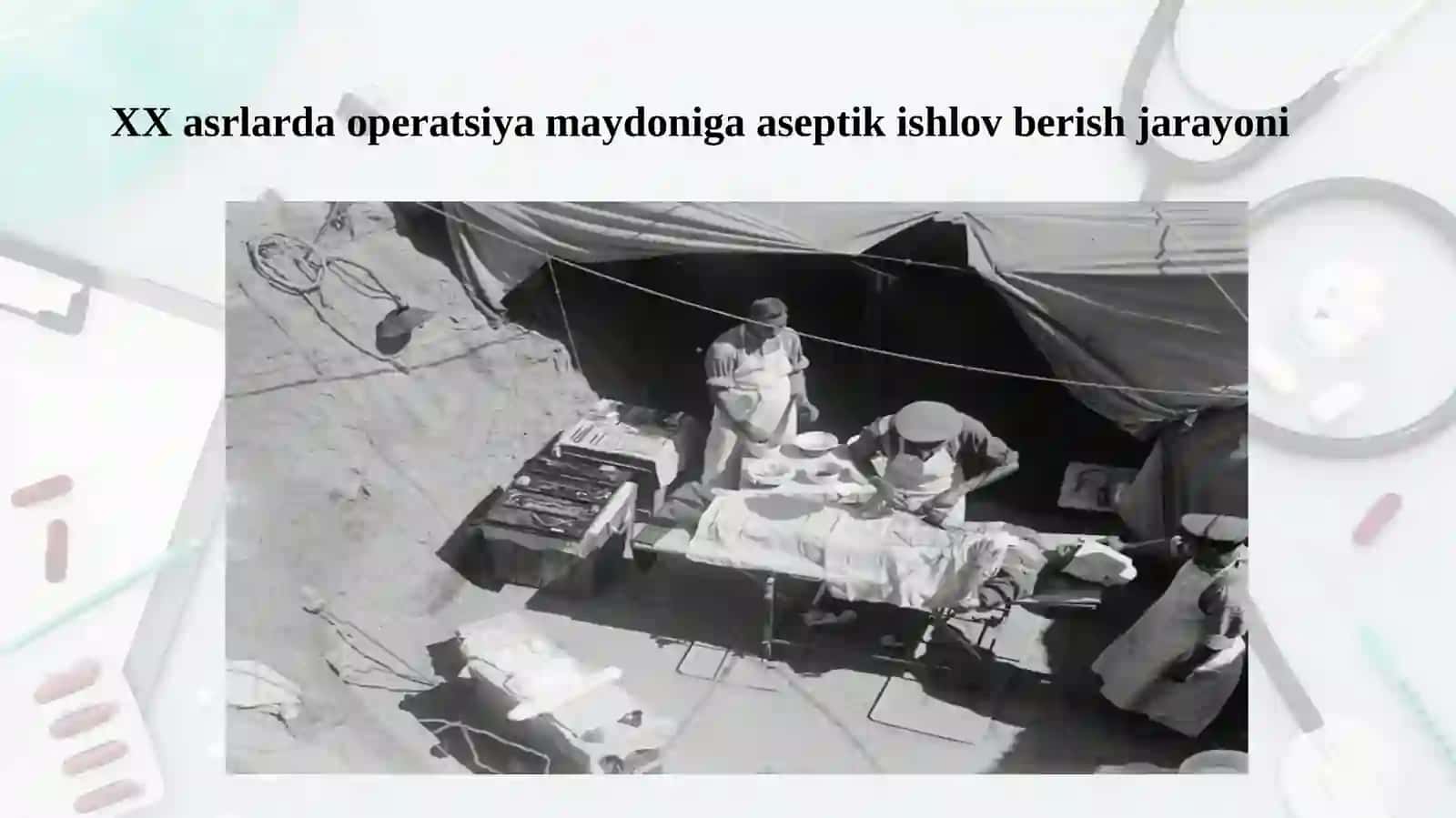 Aseptika va havo tomchi infektsiyalar 4