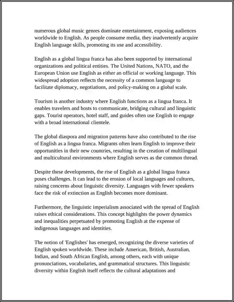 English as a Global Lingua Franca 4