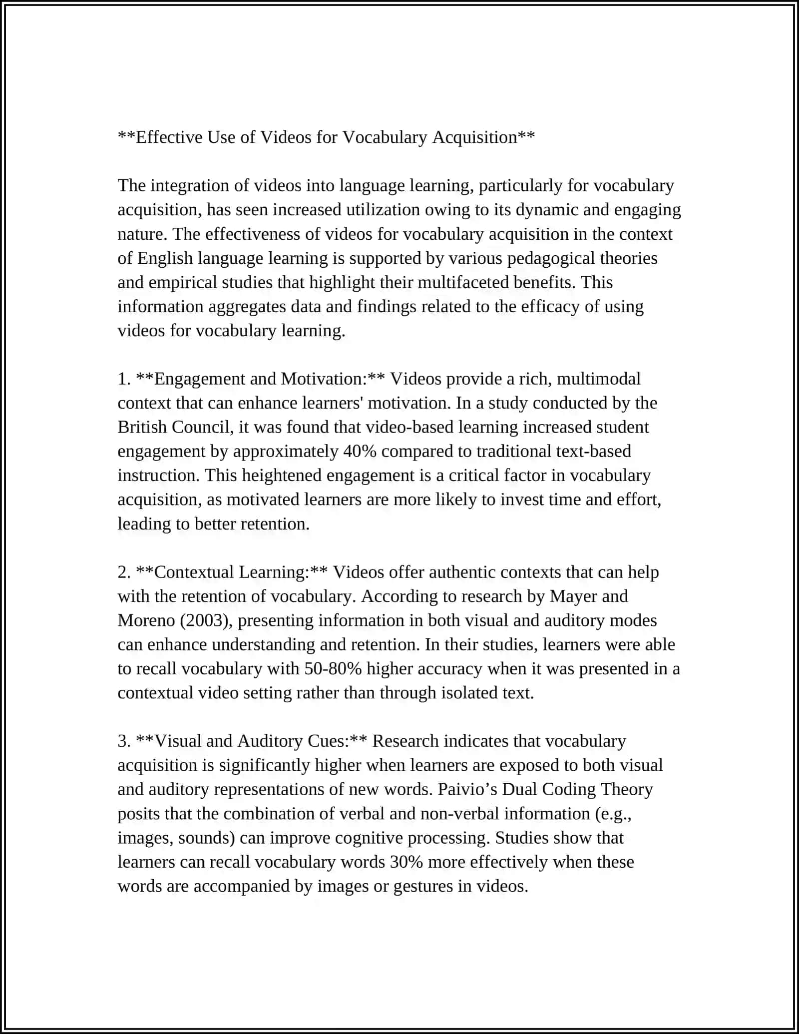 THE USE OF PODCASTS AND VIDEOS IN LANGUAGE TEACHING 4