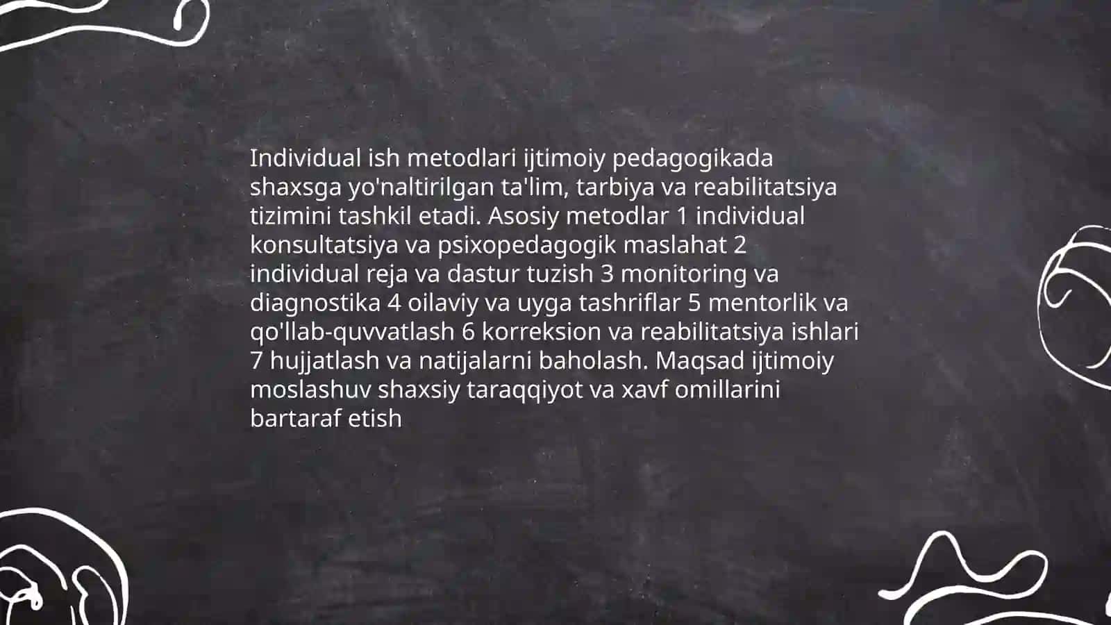 Ijtimoiy pedagogika faoliyati metodlari 4