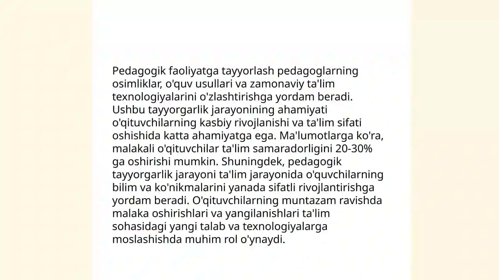 Mutaxassislikka kirish fanining maqsadlari 4