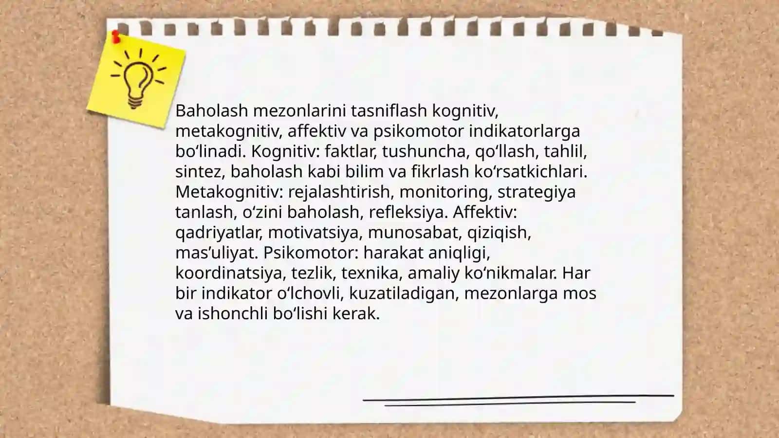 Pedagogik kvalimetriyada baholash mezonlari va indikatorlarini ishlab chiqish 4